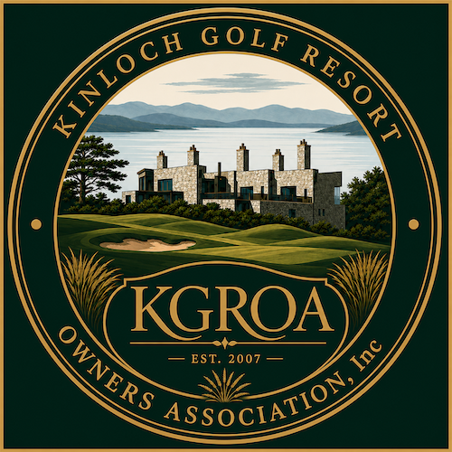 Kinloch Golf Resort Owners Association Inc. crest